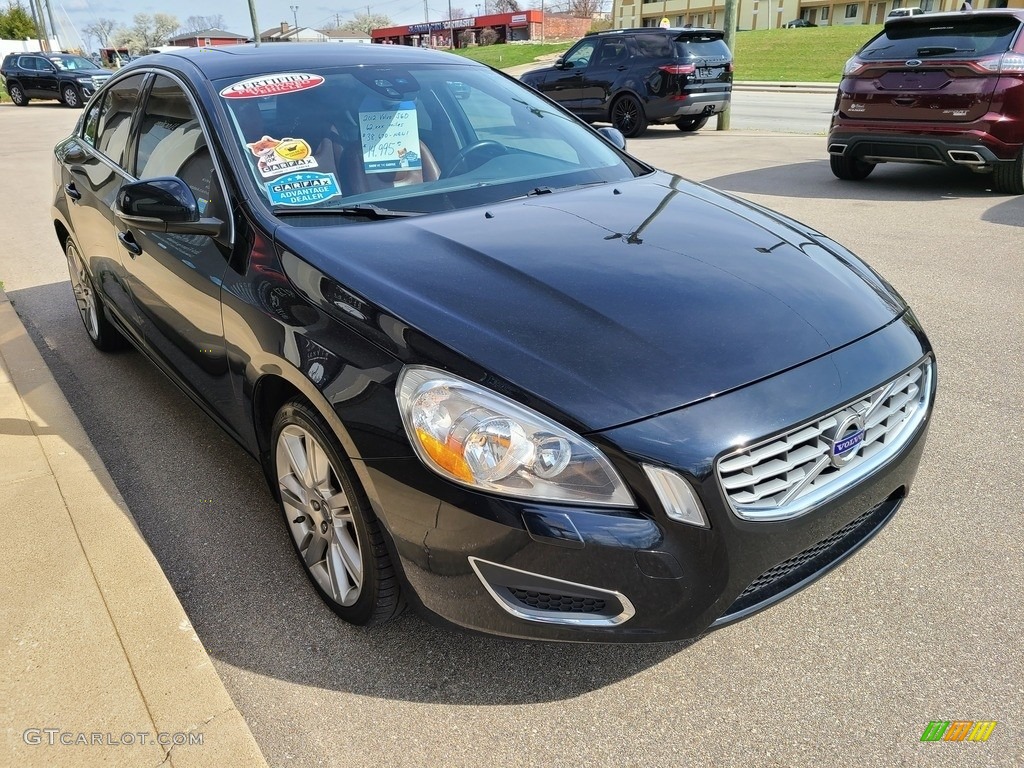 2012 S60 T5 - Black / Beechwood Brown/Off Black photo #46
