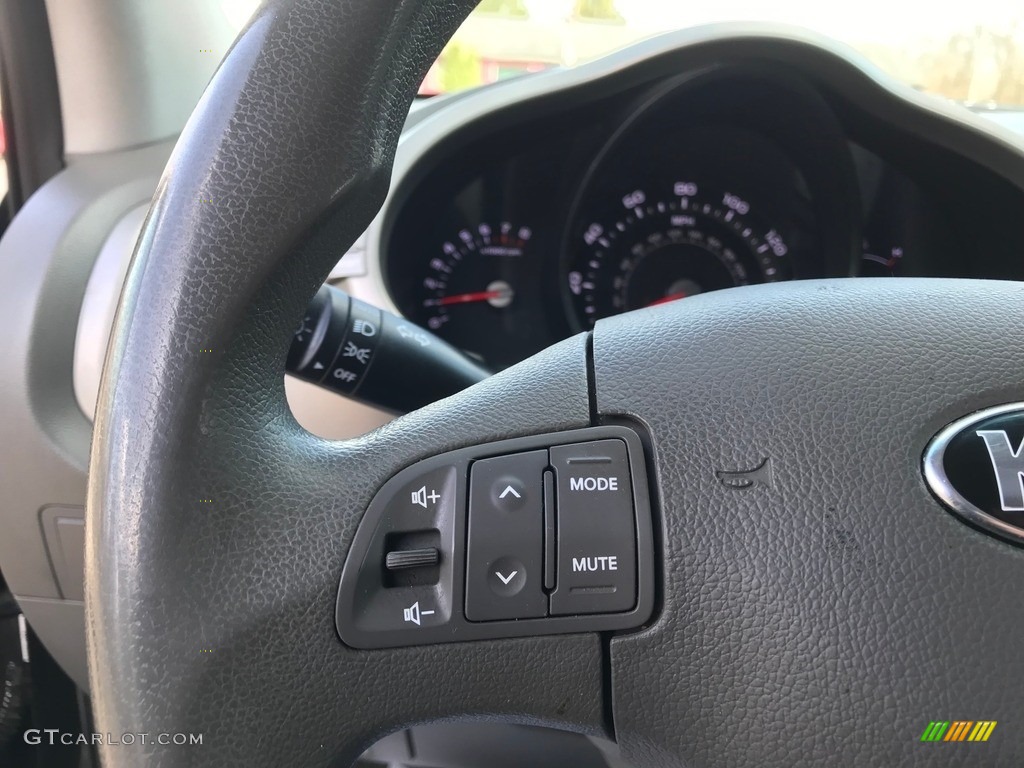 2016 Kia Sportage LX Black Steering Wheel Photo #144025955