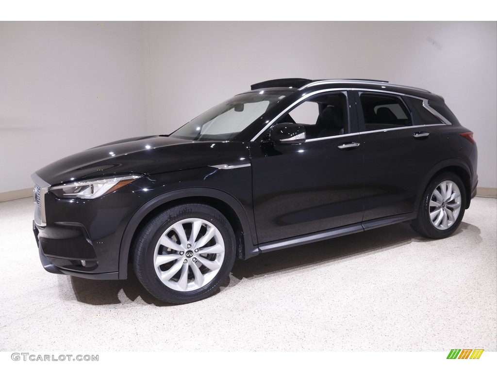 2019 QX50 Essential AWD - Black Obsidian / Graphite photo #3