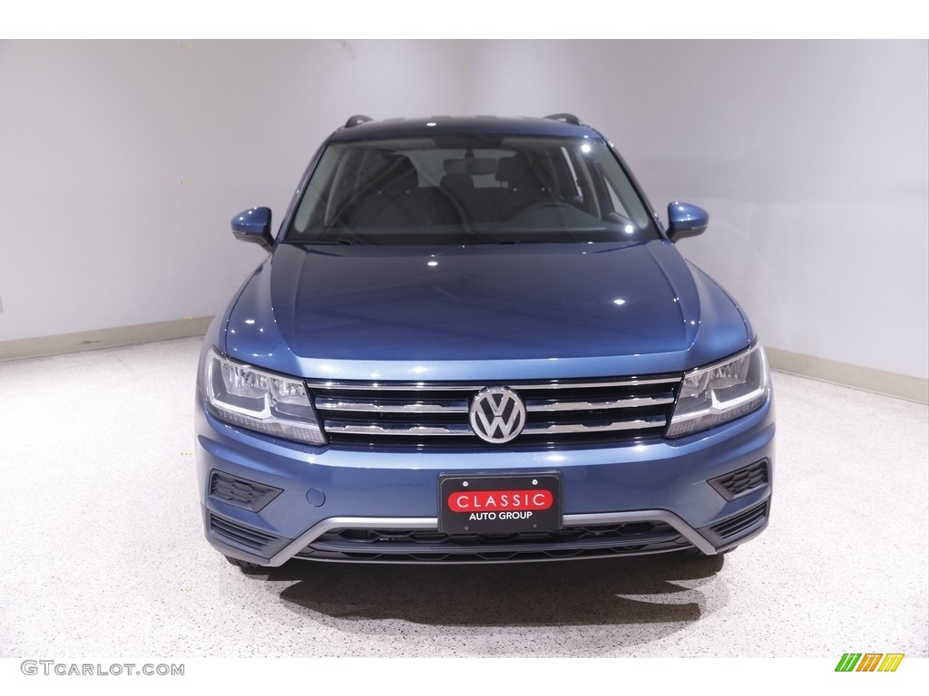2019 Tiguan S 4MOTION - Blue Silk Metallic / Titan Black photo #2