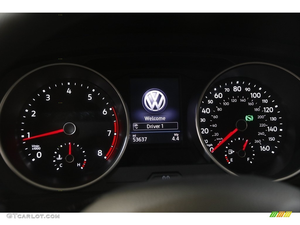 2019 Tiguan S 4MOTION - Blue Silk Metallic / Titan Black photo #8