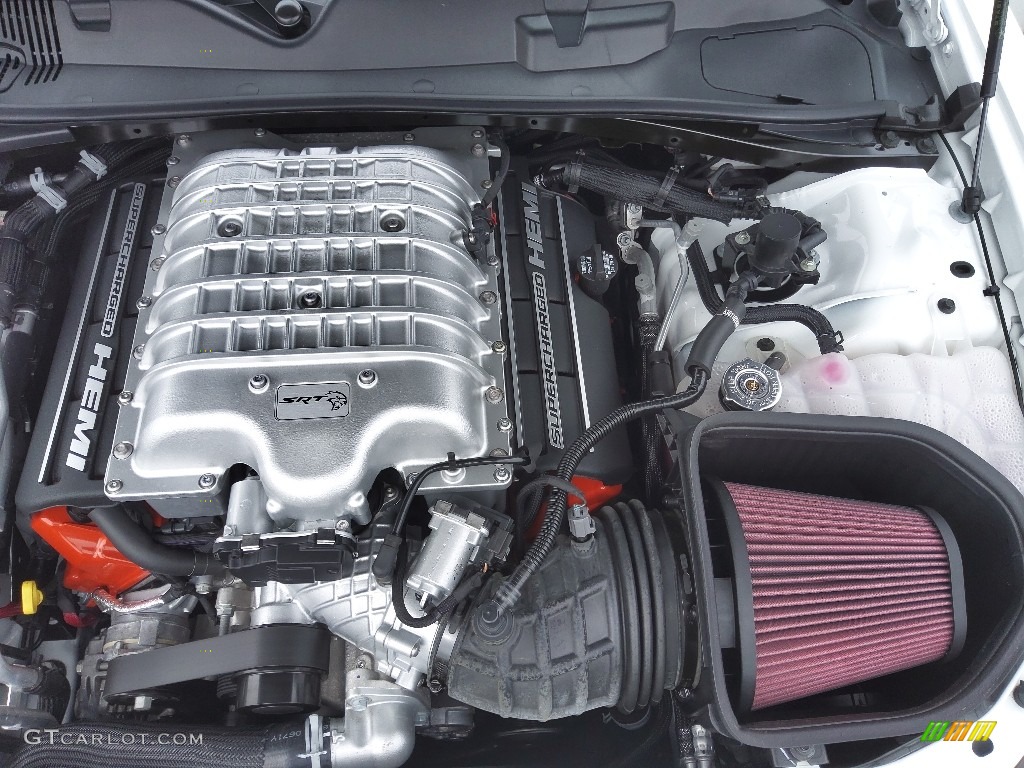 2021 Dodge Challenger SRT Hellcat 6.2 Liter Supercharged HEMI OHV 16-Valve VVT V8 Engine Photo #144026867