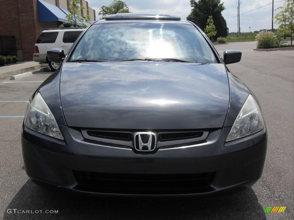 2004 Accord EX-L Sedan - Graphite Pearl / Gray photo #3