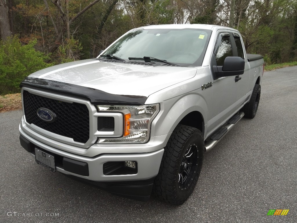 2018 F150 STX SuperCab - Ingot Silver / Earth Gray photo #3