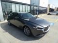 2022 Machine Gray Metallic Mazda Mazda3 Select Sedan  photo #1
