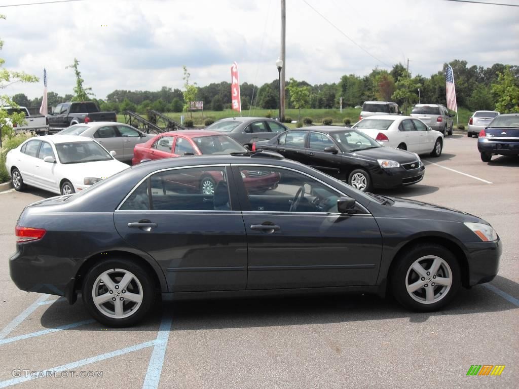 2004 Accord EX-L Sedan - Graphite Pearl / Gray photo #5
