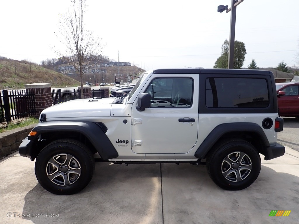 Silver Zynith 2022 Jeep Wrangler Sport 4x4 Exterior Photo #144027758