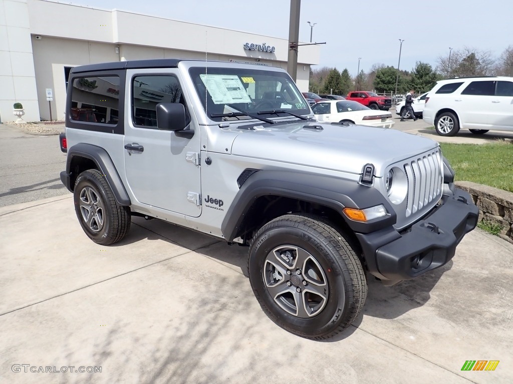 Silver Zynith 2022 Jeep Wrangler Sport 4x4 Exterior Photo #144027872