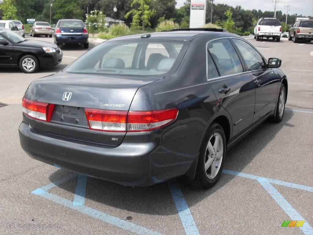 2004 Accord EX-L Sedan - Graphite Pearl / Gray photo #6