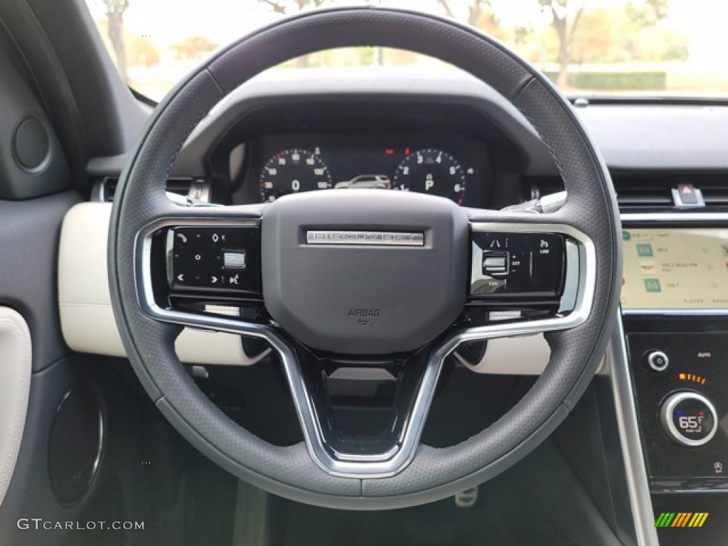2022 Land Rover Discovery Sport S R-Dynamic Light Oyster Steering Wheel Photo #144027974