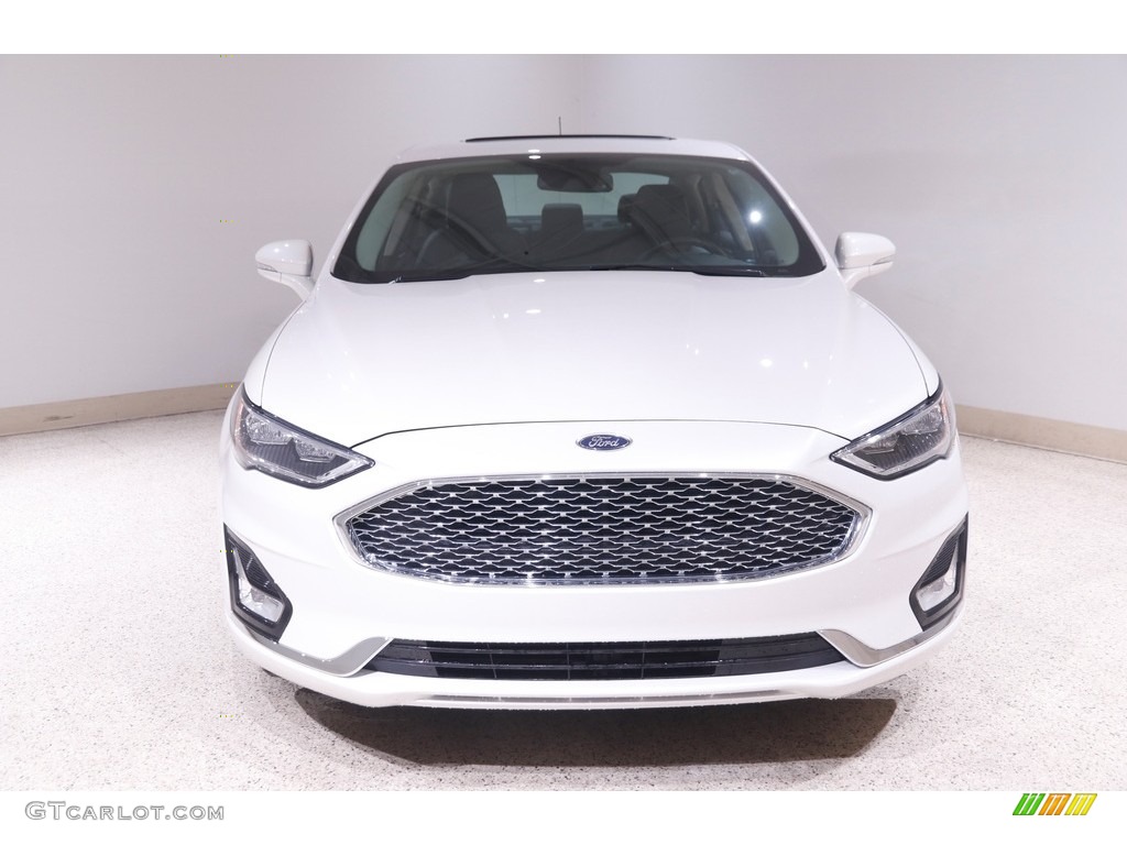 2019 Fusion Energi Titanium - White Platinum / Ebony photo #2