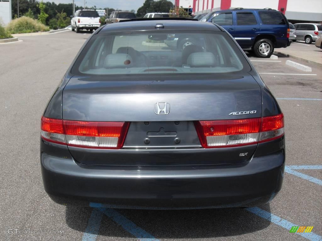 2004 Accord EX-L Sedan - Graphite Pearl / Gray photo #7