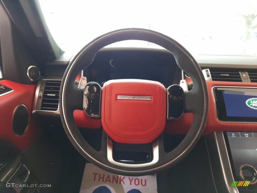 2022 Range Rover Sport HST - Fuji White / Pimento/Ebony photo #16