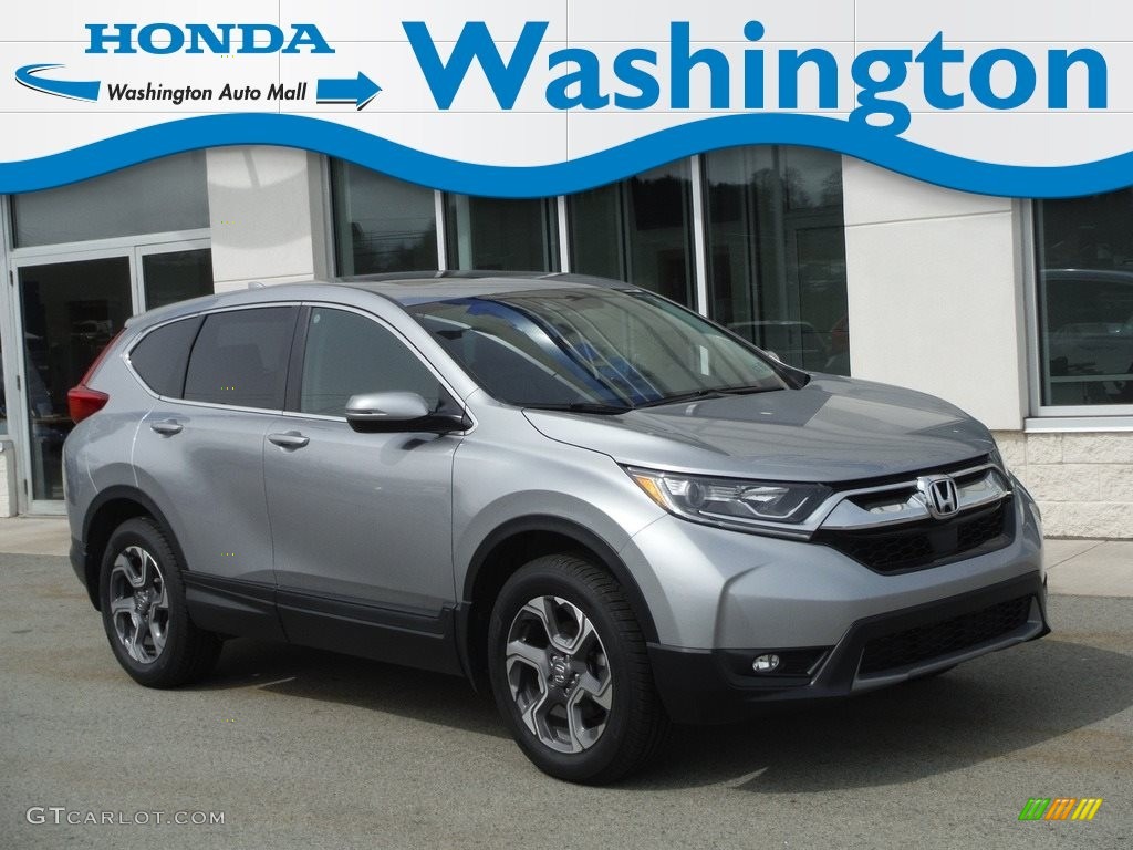 2018 CR-V EX-L AWD - Lunar Silver Metallic / Black photo #1