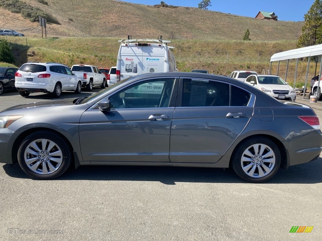 2012 Accord EX-L Sedan - Polished Metal Metallic / Ivory photo #4