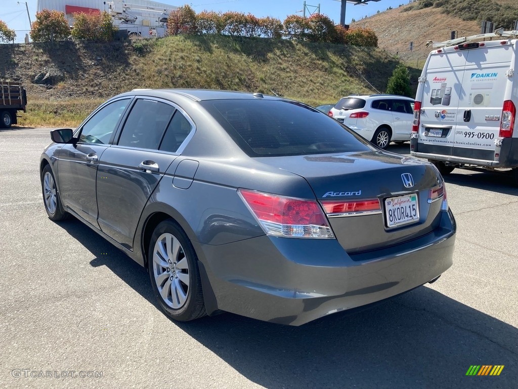 2012 Accord EX-L Sedan - Polished Metal Metallic / Ivory photo #5