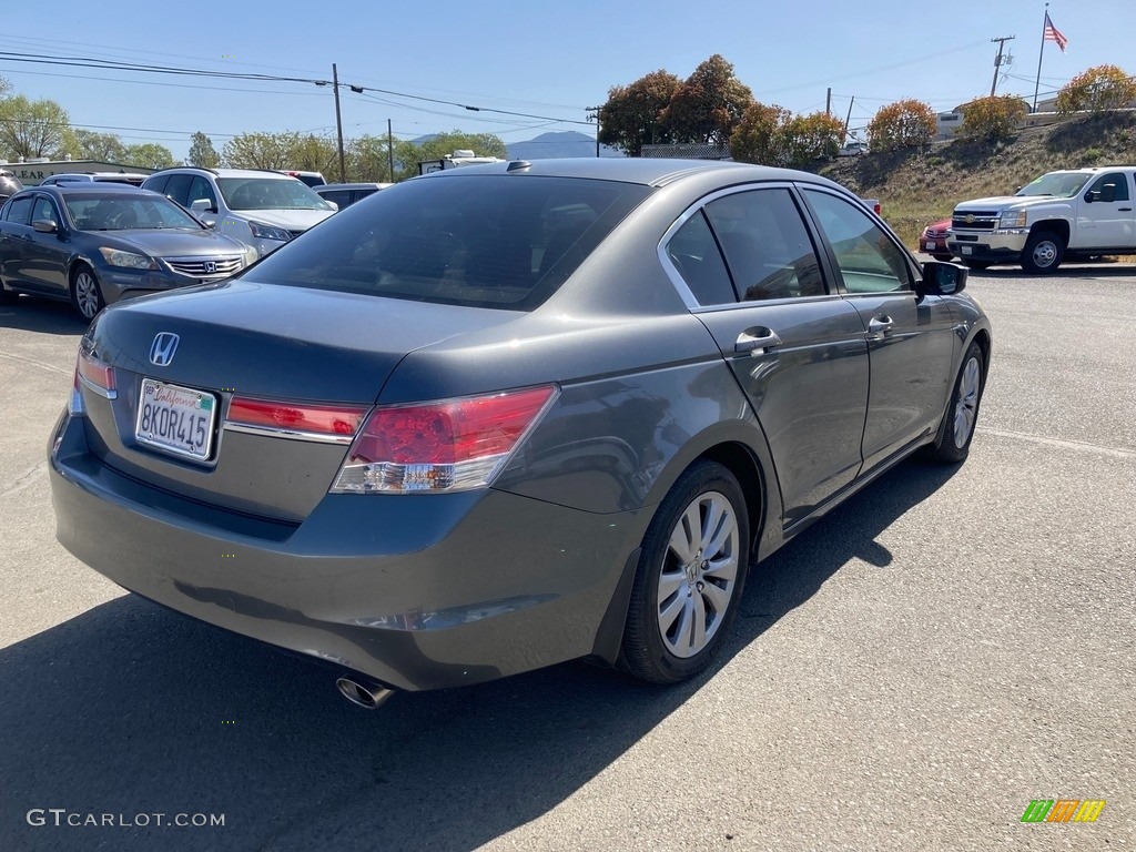 2012 Accord EX-L Sedan - Polished Metal Metallic / Ivory photo #6