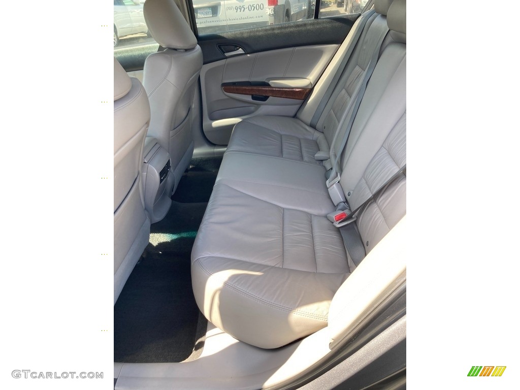 2012 Accord EX-L Sedan - Polished Metal Metallic / Ivory photo #8