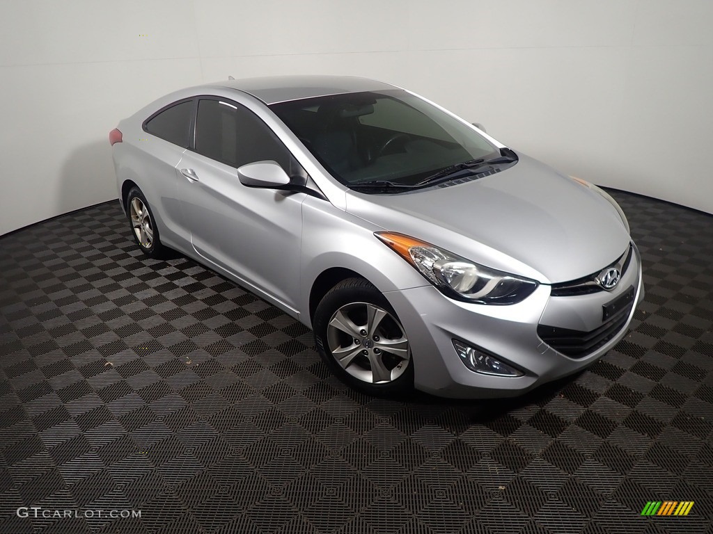 2013 Elantra Coupe GS - Silver / Black photo #4