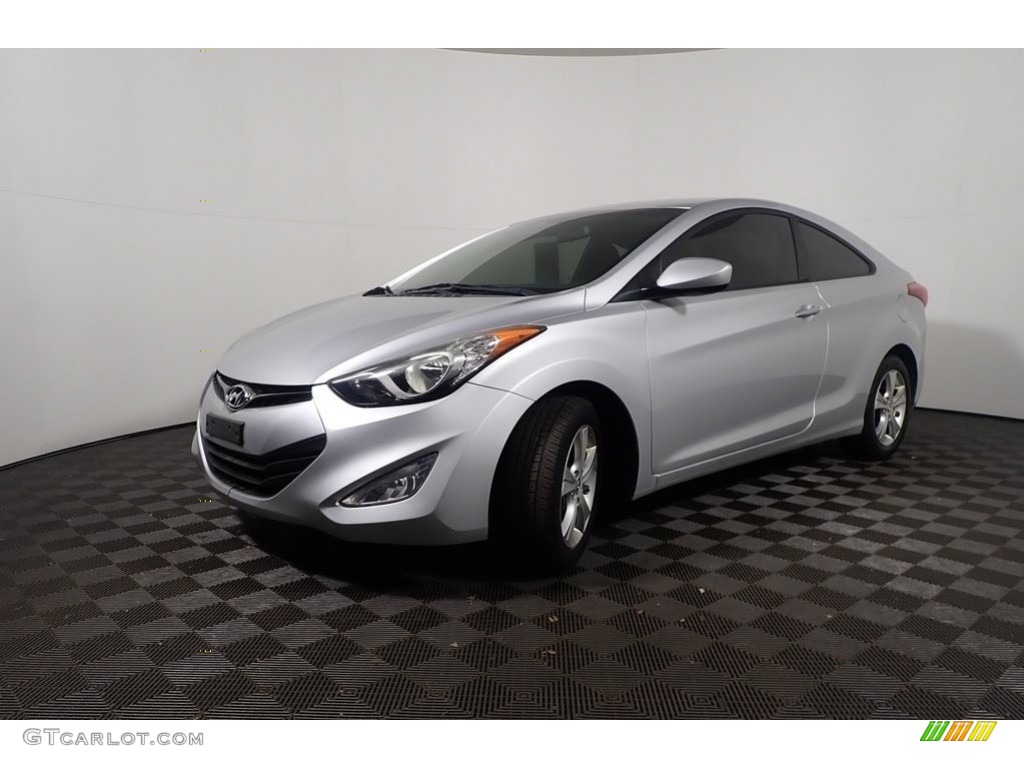 2013 Elantra Coupe GS - Silver / Black photo #9