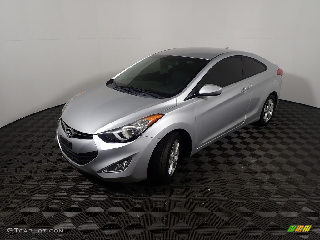 2013 Elantra Coupe GS - Silver / Black photo #10