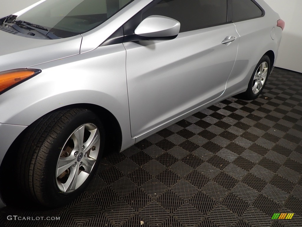 2013 Elantra Coupe GS - Silver / Black photo #11