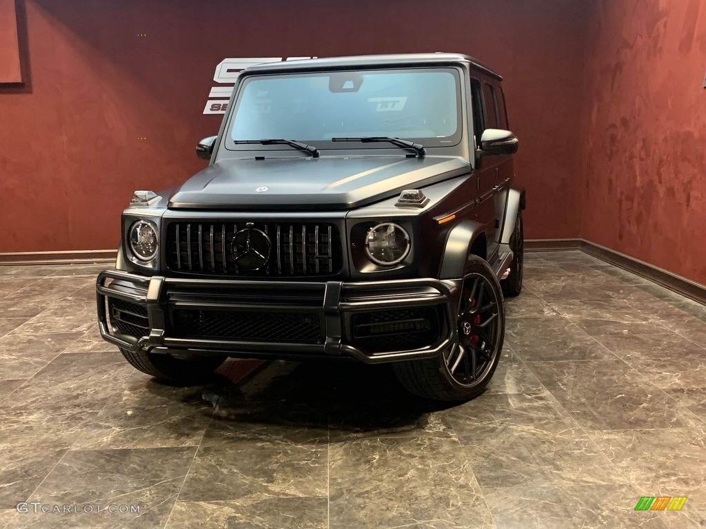 2021 G 63 AMG - designo Night Black Magno (Matte) / Bengal Red photo #1