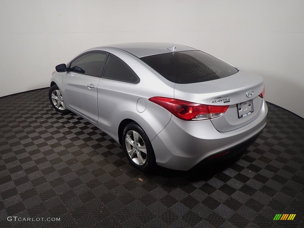 2013 Elantra Coupe GS - Silver / Black photo #13