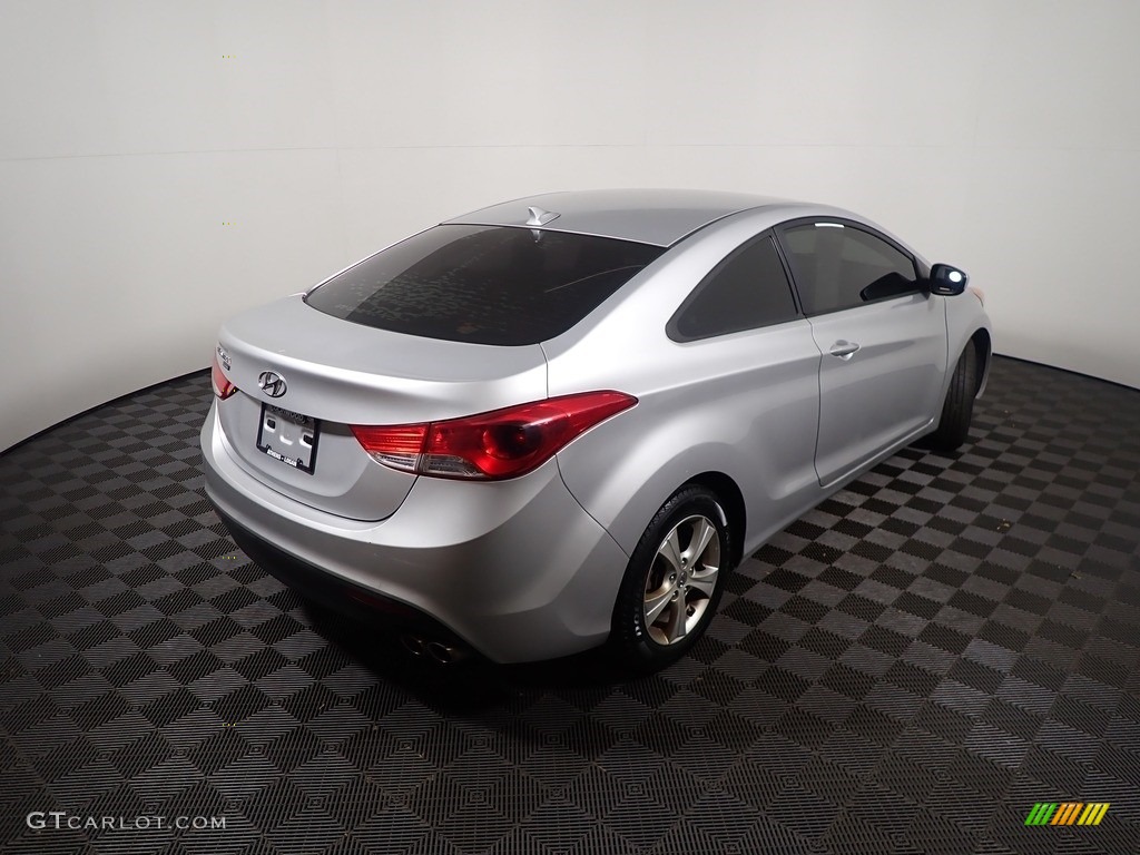 2013 Elantra Coupe GS - Silver / Black photo #18