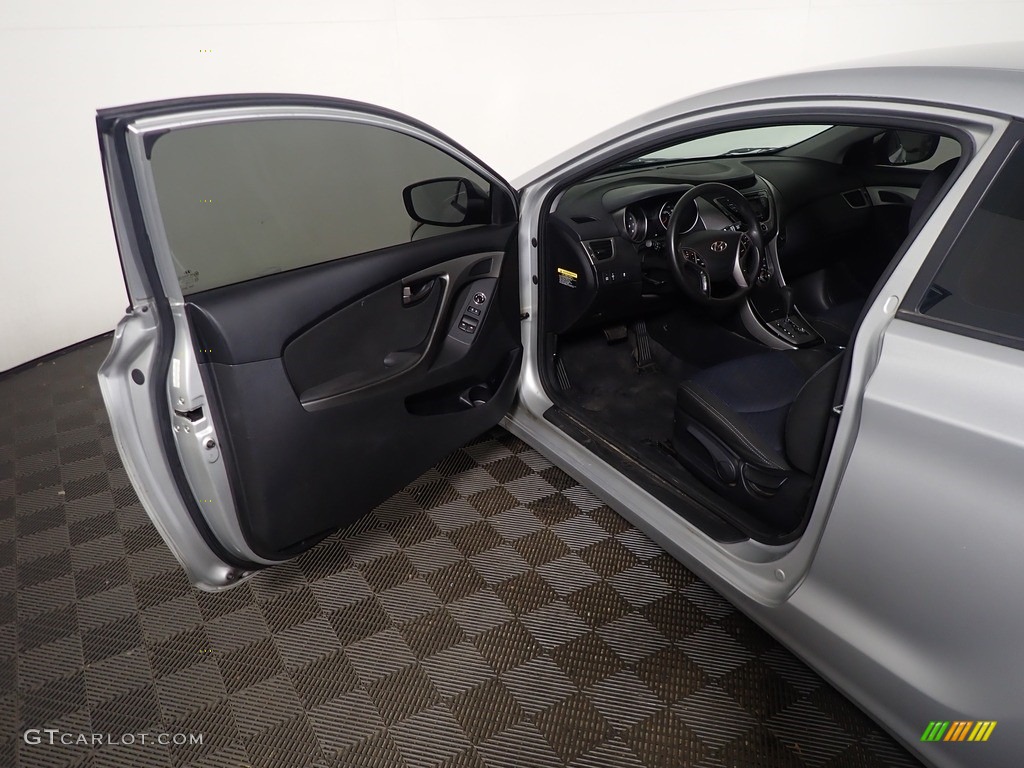 2013 Elantra Coupe GS - Silver / Black photo #21