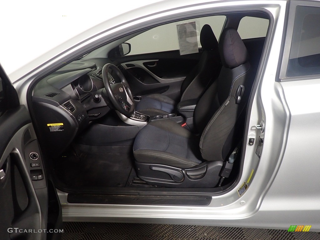 2013 Elantra Coupe GS - Silver / Black photo #23