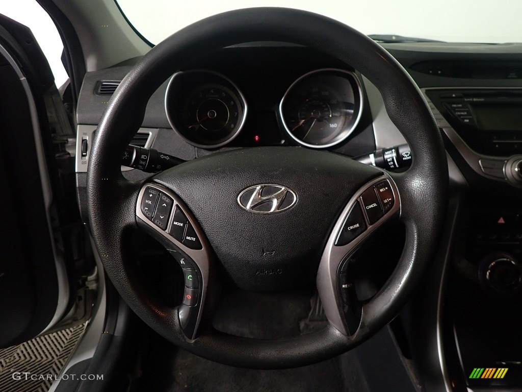 2013 Elantra Coupe GS - Silver / Black photo #25