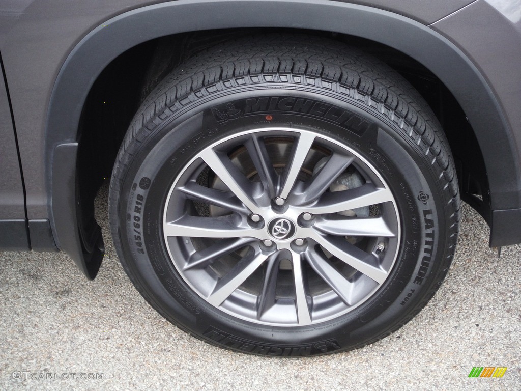 2019 Highlander XLE AWD - Predawn Gray Mica / Black photo #11