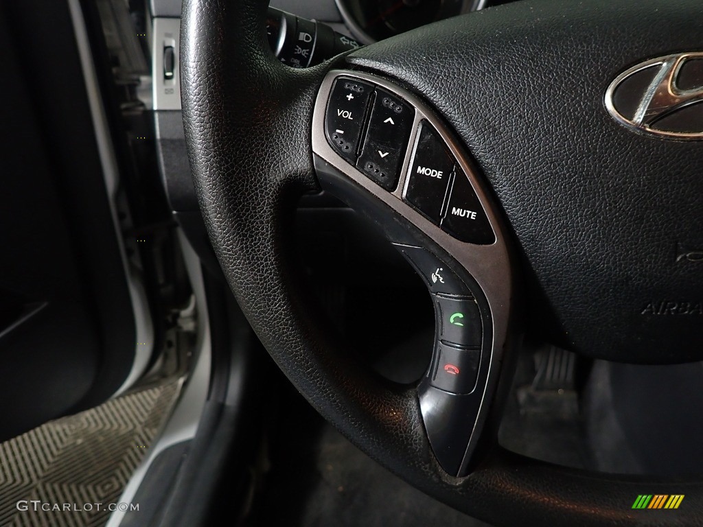 2013 Elantra Coupe GS - Silver / Black photo #27