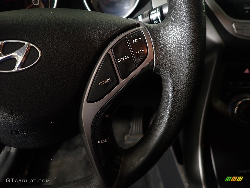 2013 Elantra Coupe GS - Silver / Black photo #28