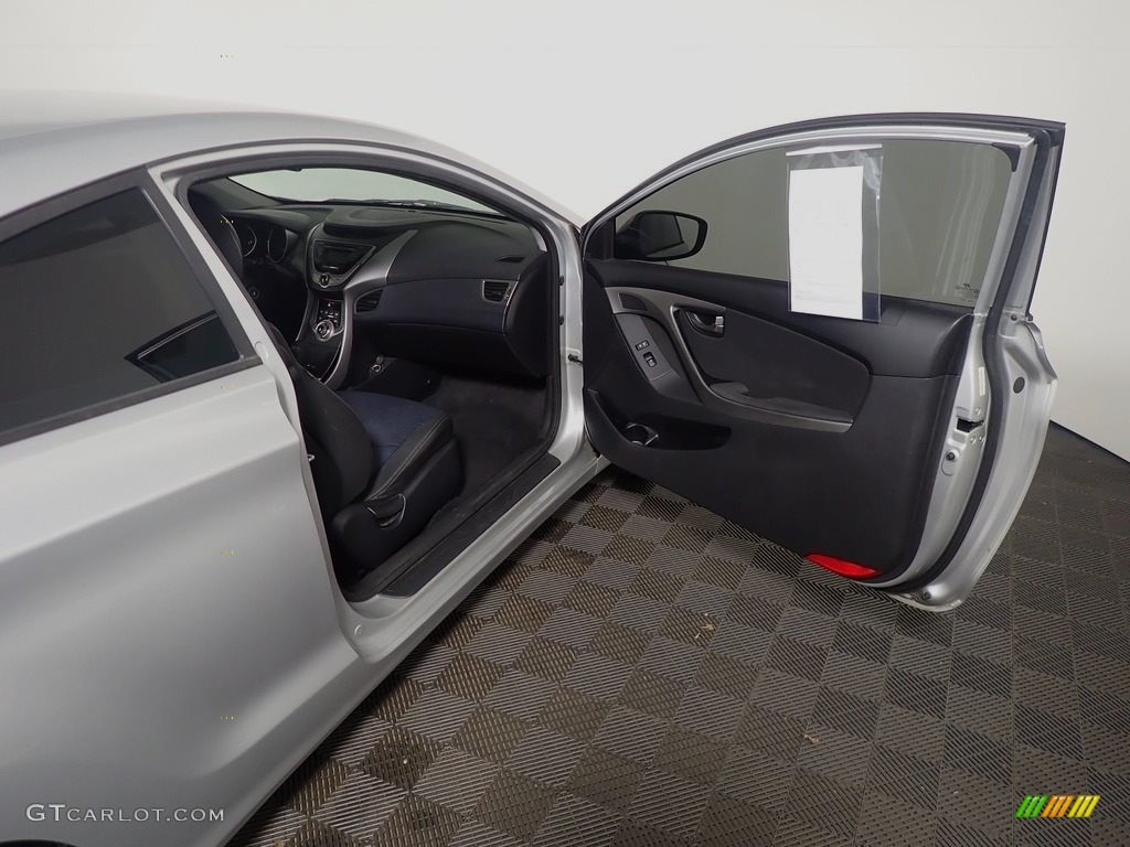 2013 Elantra Coupe GS - Silver / Black photo #32