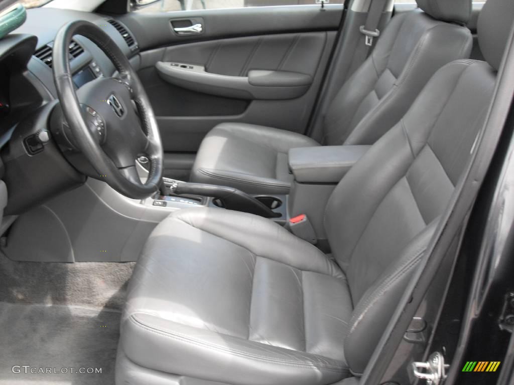 2004 Accord EX-L Sedan - Graphite Pearl / Gray photo #14