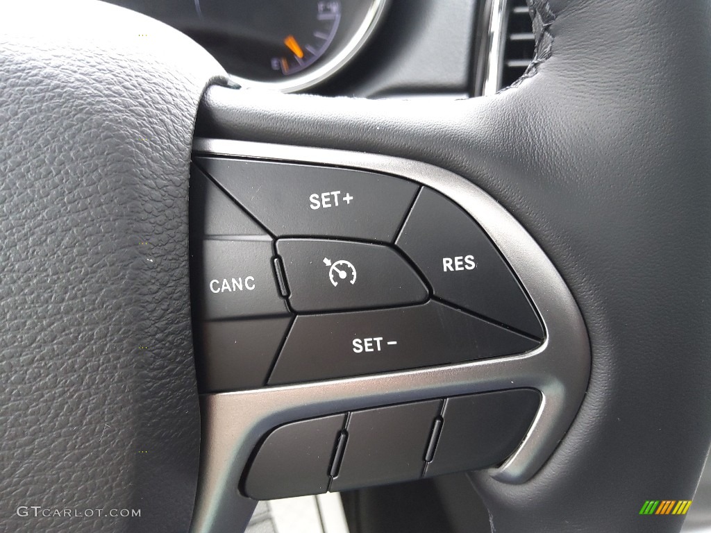 2022 Jeep Grand Cherokee Limited Black Steering Wheel Photo #144030680