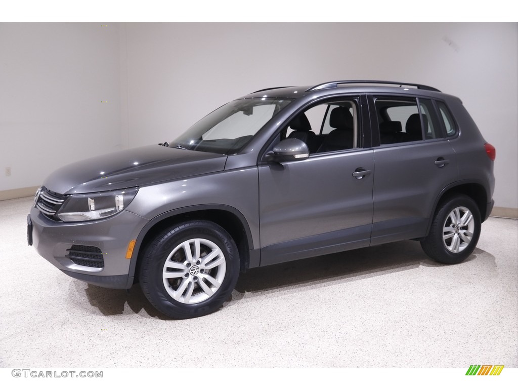 Panther Gray Metallic 2016 Volkswagen Tiguan SE Exterior Photo #144030857