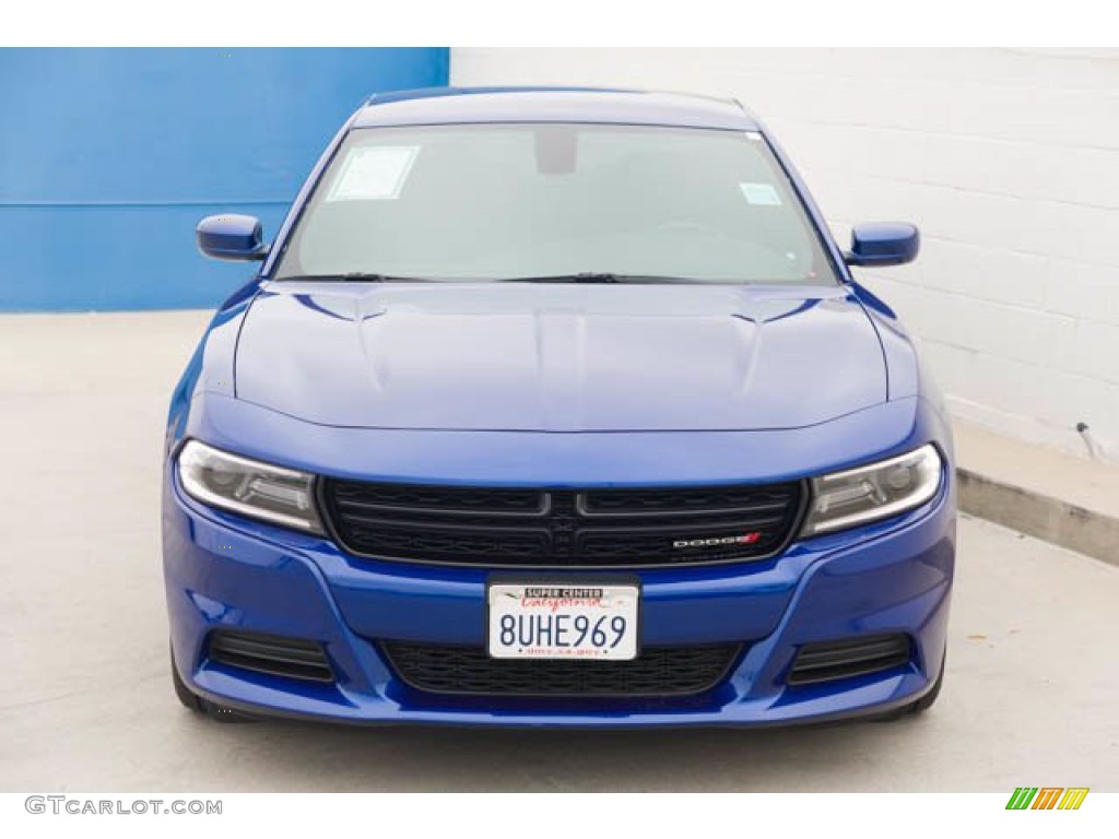2020 Charger SXT - IndiGo Blue / Black photo #7