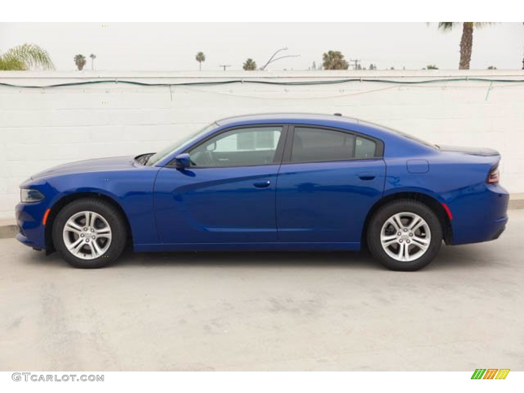 2020 Charger SXT - IndiGo Blue / Black photo #10