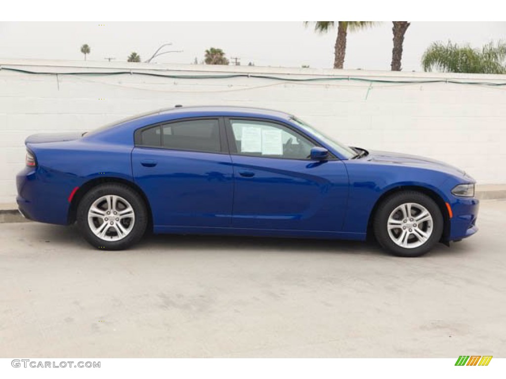 2020 Charger SXT - IndiGo Blue / Black photo #14
