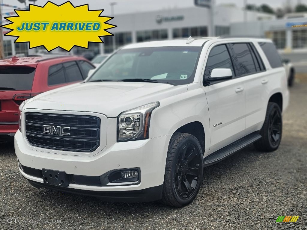 2019 Yukon SLT 4WD - White Frost Tintcoat / Jet Black photo #1