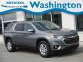 2021 Satin Steel Metallic Chevrolet Traverse LT AWD  photo #1