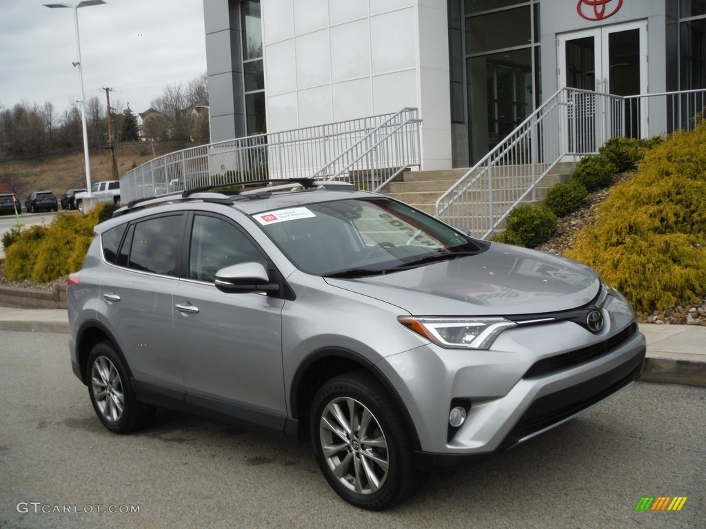 2018 RAV4 Limited AWD - Silver Sky Metallic / Black photo #1