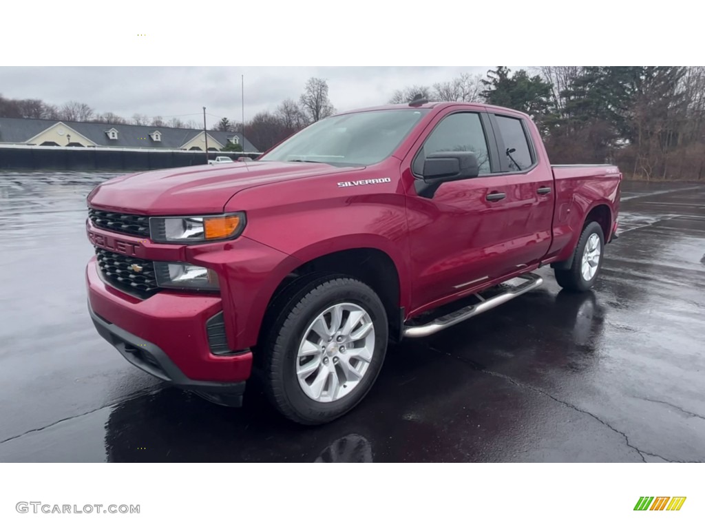 Cajun Red Tintcoat 2020 Chevrolet Silverado 1500 Custom Double Cab 4x4 Exterior Photo #144032057