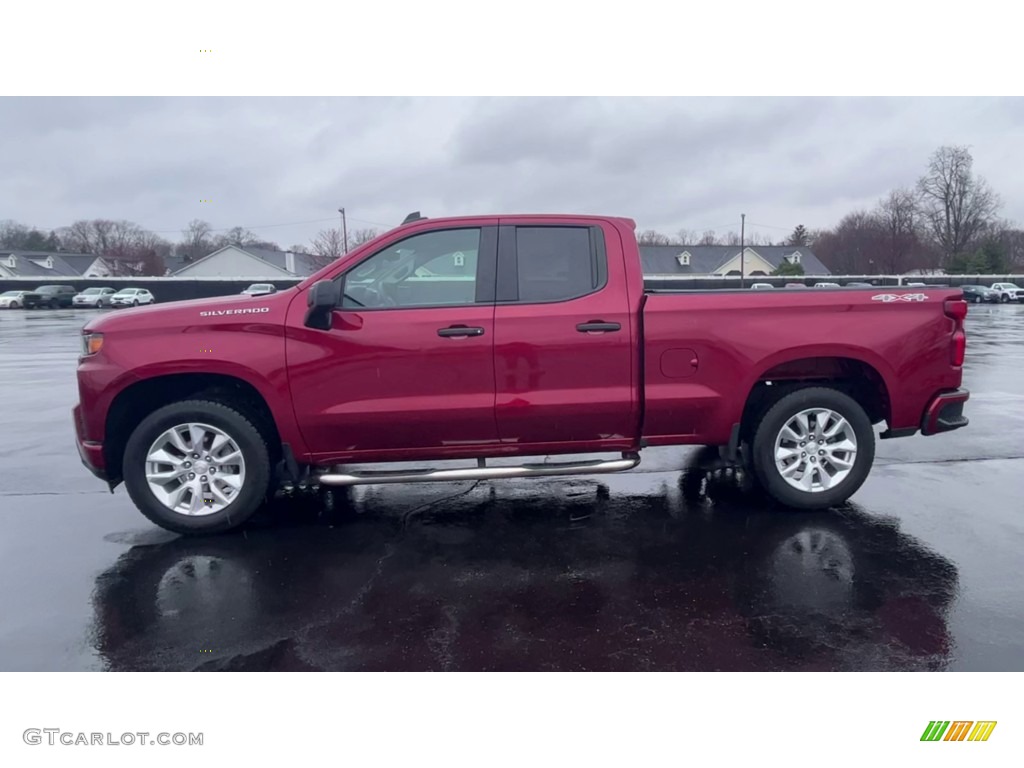 Cajun Red Tintcoat 2020 Chevrolet Silverado 1500 Custom Double Cab 4x4 Exterior Photo #144032076