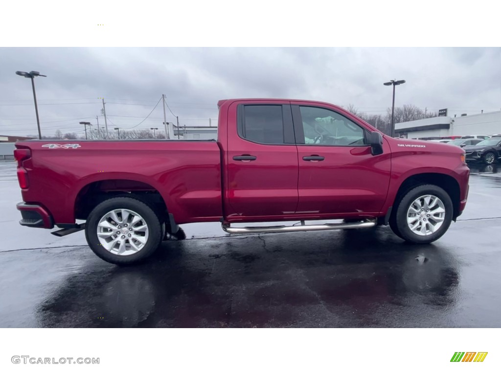 Cajun Red Tintcoat 2020 Chevrolet Silverado 1500 Custom Double Cab 4x4 Exterior Photo #144032153