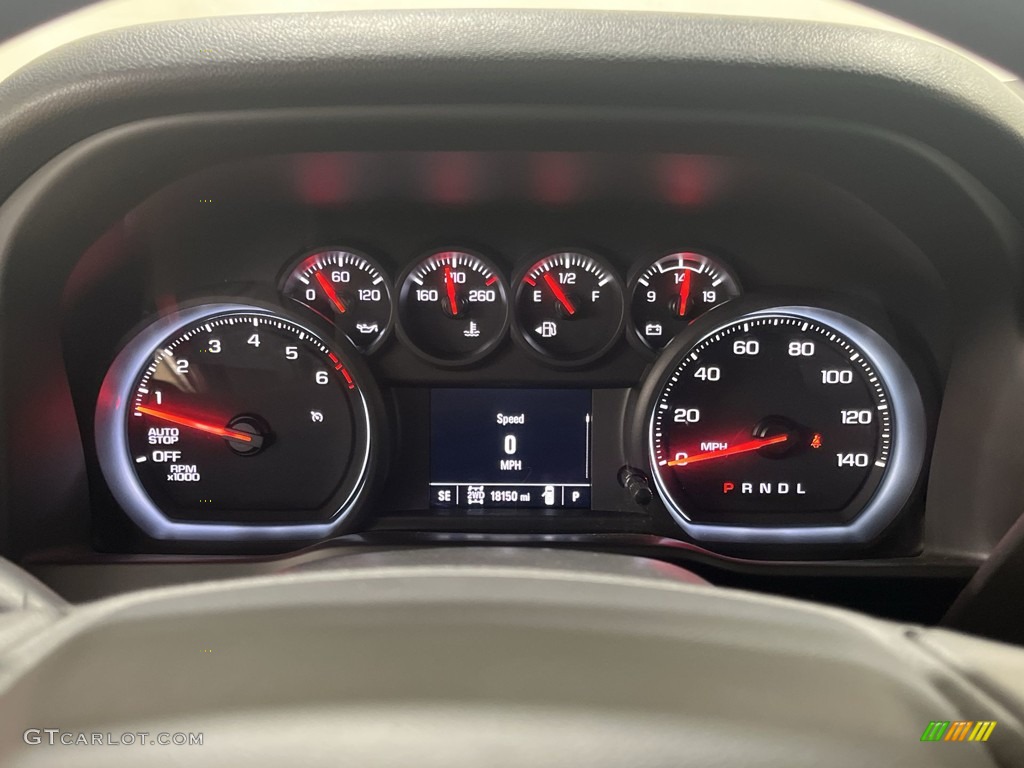 2020 Chevrolet Silverado 1500 Custom Double Cab 4x4 Gauges Photo #144032198