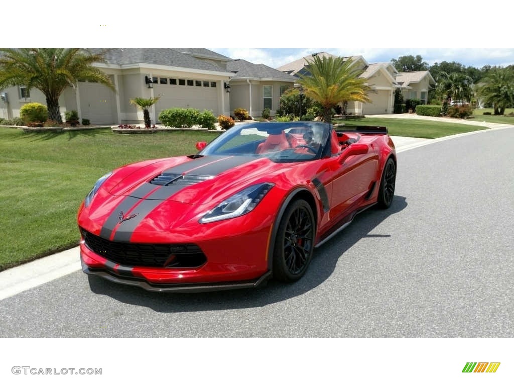 Torch Red 2017 Chevrolet Corvette Z06 Convertible Exterior Photo #144032300